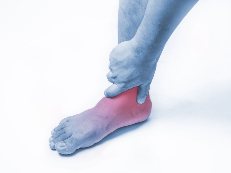 Sprunggelenksverletzung Badminton